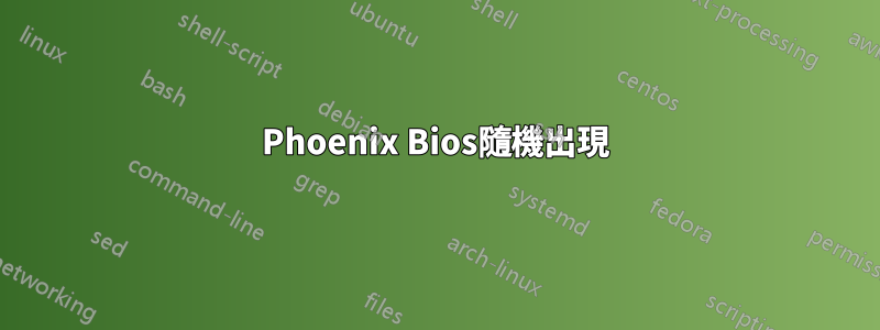 Phoenix Bios隨機出現