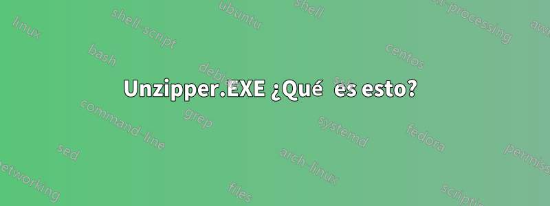 Unzipper.EXE ¿Qué es esto? 