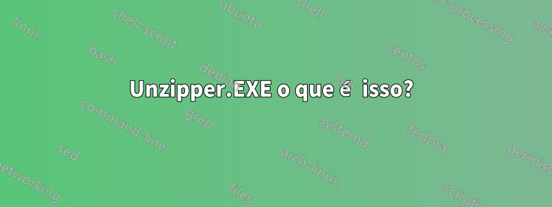 Unzipper.EXE o que é isso? 