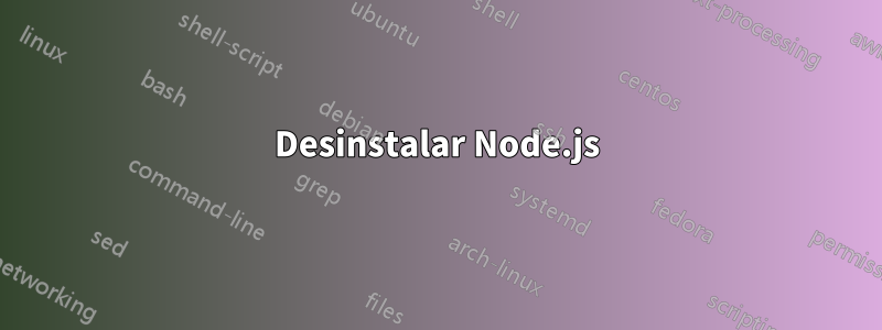 Desinstalar Node.js