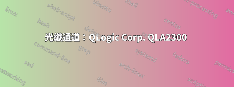 光纖通道：QLogic Corp. QLA2300