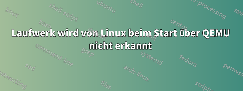 Laufwerk wird von Linux beim Start über QEMU nicht erkannt