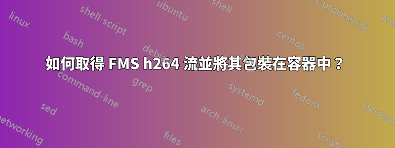 如何取得 FMS h264 流並將其包裝在容器中？