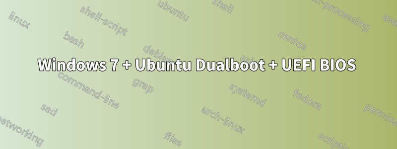 Windows 7 + Ubuntu Dualboot + UEFI BIOS