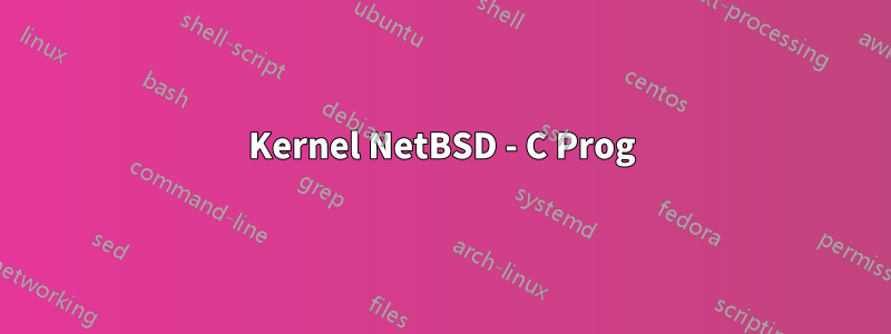 Kernel NetBSD - C Prog