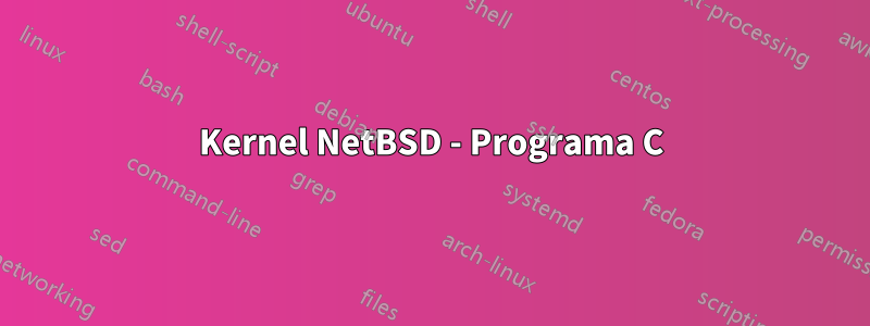 Kernel NetBSD - Programa C