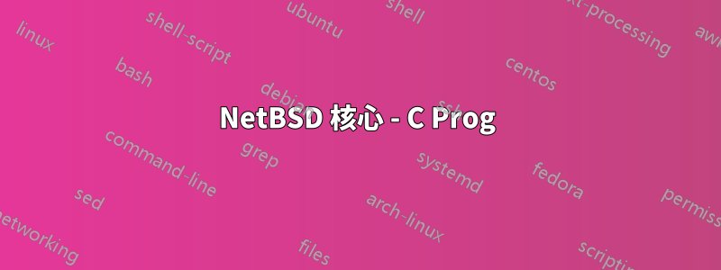 NetBSD 核心 - C Prog