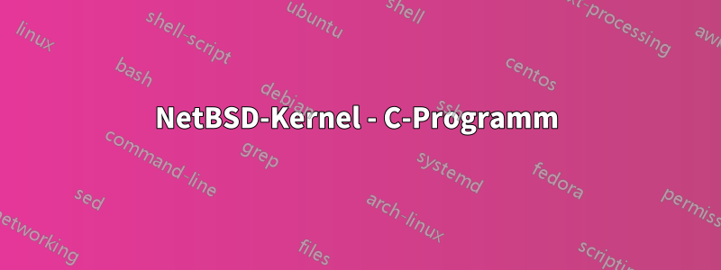 NetBSD-Kernel - C-Programm