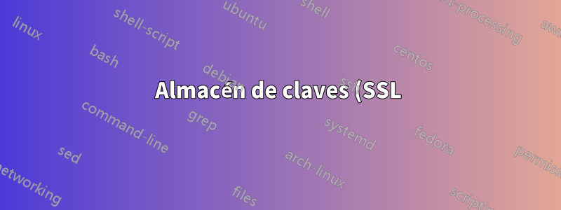 Almacén de claves (SSL) dañado/detección de certificados SSL falsos