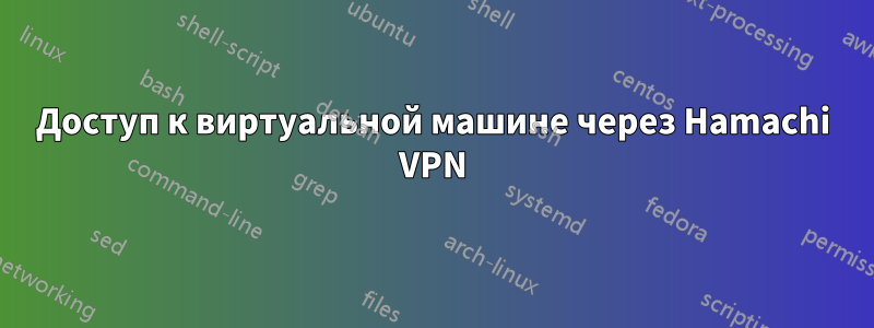 Доступ к виртуальной машине через Hamachi VPN