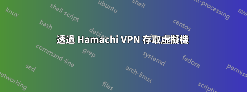 透過 Hamachi VPN 存取虛擬機