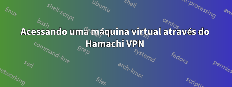 Acessando uma máquina virtual através do Hamachi VPN