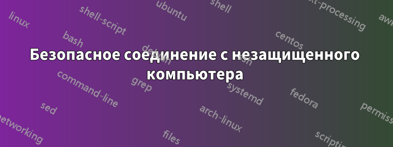 Безопасное соединение с незащищенного компьютера