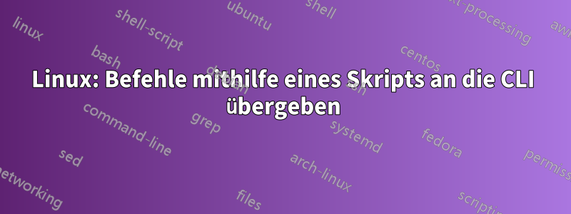 Linux: Befehle mithilfe eines Skripts an die CLI übergeben