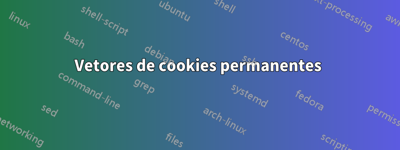 Vetores de cookies permanentes