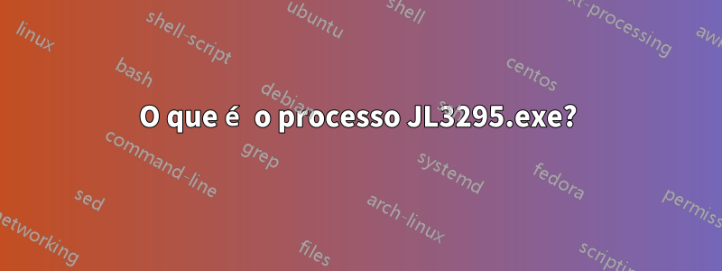 O que é o processo JL3295.exe?