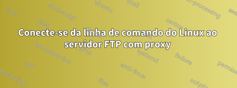 Conecte-se da linha de comando do Linux ao servidor FTP com proxy