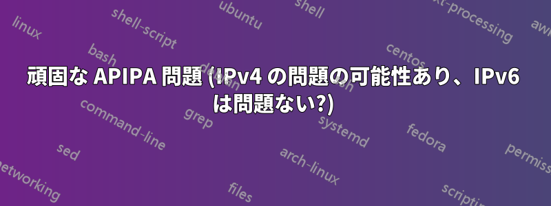 頑固な APIPA 問題 (IPv4 の問題の可能性あり、IPv6 は問題ない?)