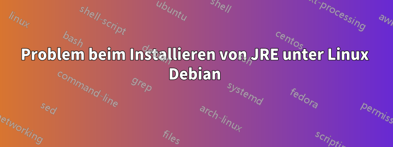 Problem beim Installieren von JRE unter Linux Debian