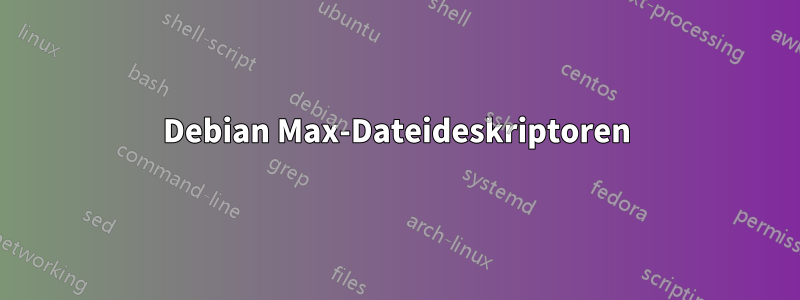 Debian Max-Dateideskriptoren