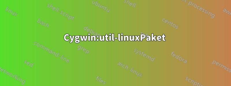 Cygwin:util-linuxPaket