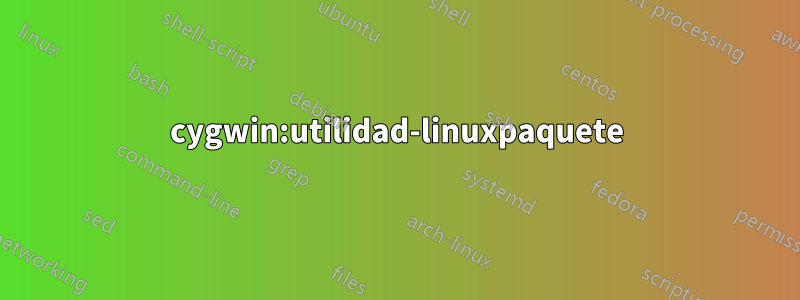 cygwin:utilidad-linuxpaquete