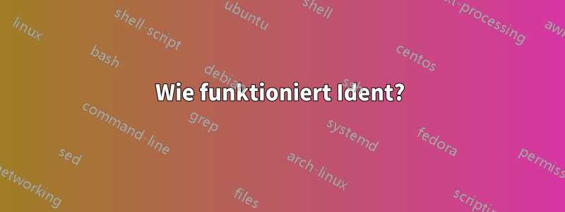 Wie funktioniert Ident?