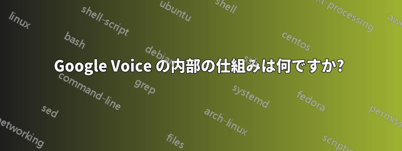 Google Voice の内部の仕組みは何ですか?