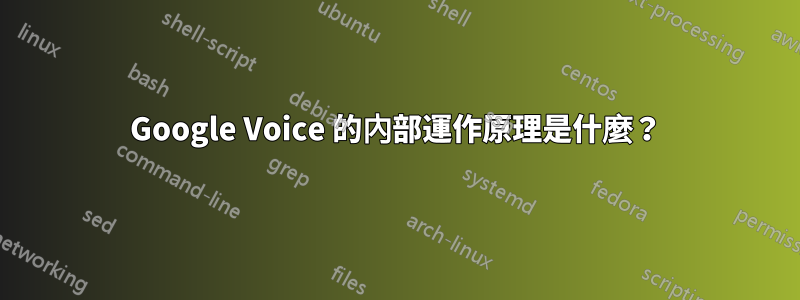 Google Voice 的內部運作原理是什麼？