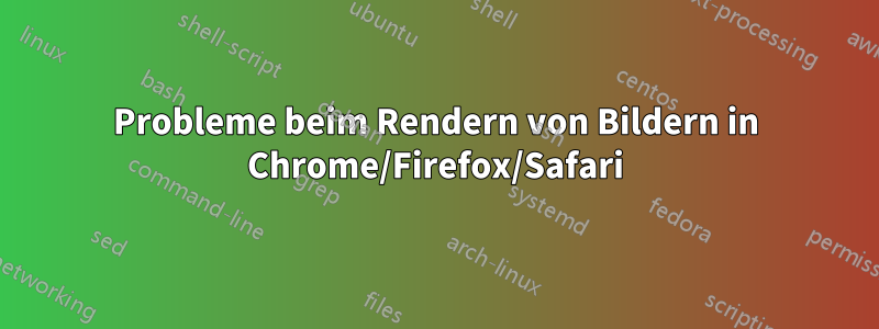 Probleme beim Rendern von Bildern in Chrome/Firefox/Safari