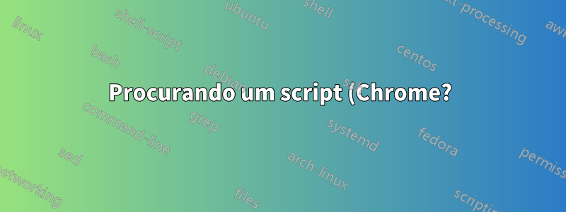 Procurando um script (Chrome?) Para fazer login automaticamente em várias contas do Gmail