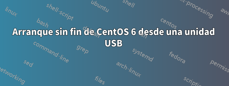 Arranque sin fin de CentOS 6 desde una unidad USB