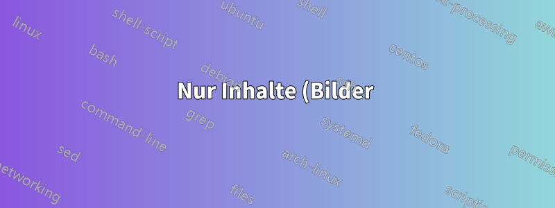 Nur Inhalte (Bilder) aus dem Browser kopieren/einfügen