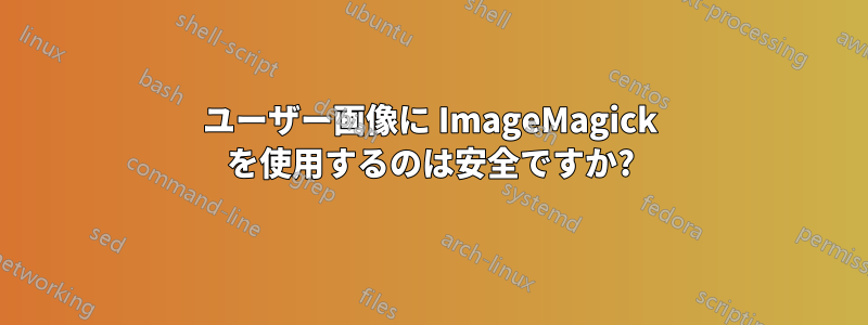 ユーザー画像に ImageMagick を使用するのは安全ですか?