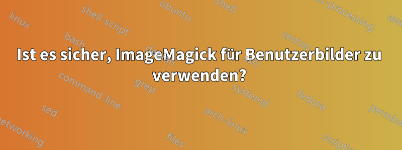 Ist es sicher, ImageMagick für Benutzerbilder zu verwenden?