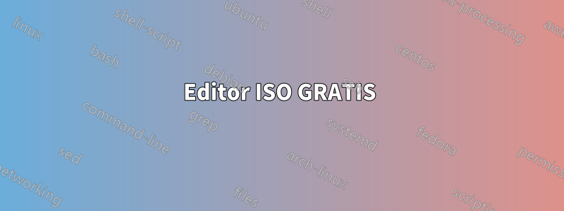 Editor ISO GRATIS