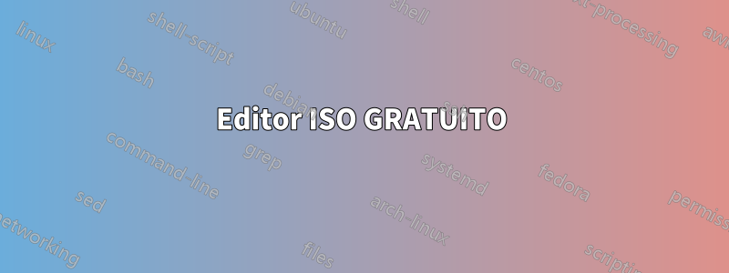 Editor ISO GRATUITO