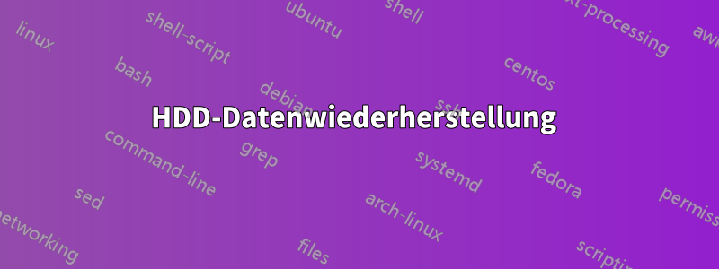 HDD-Datenwiederherstellung 