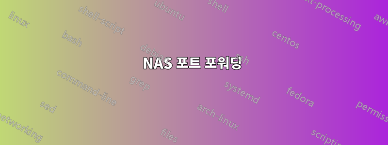 NAS 포트 포워딩