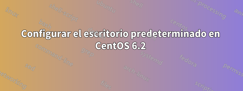 Configurar el escritorio predeterminado en CentOS 6.2