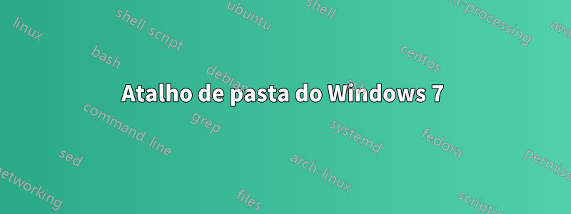 Atalho de pasta do Windows 7