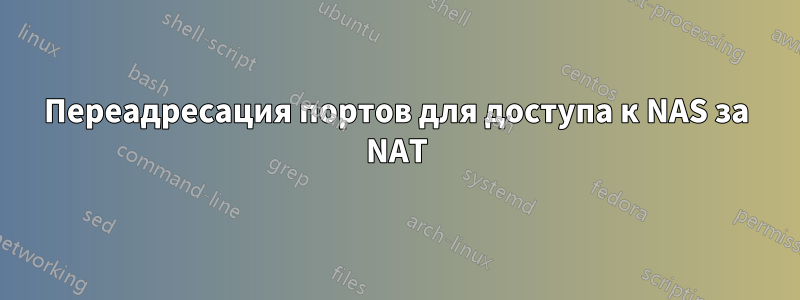 Переадресация портов для доступа к NAS за NAT