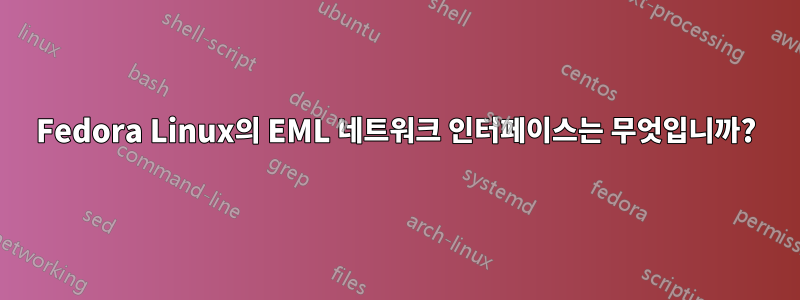 Fedora Linux의 EML 네트워크 인터페이스는 무엇입니까?