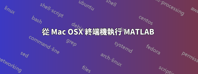 從 Mac OSX 終端機執行 MATLAB