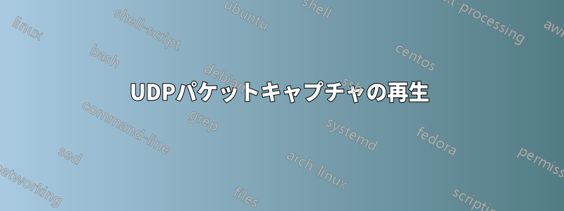 UDPパケットキャプチャの再生