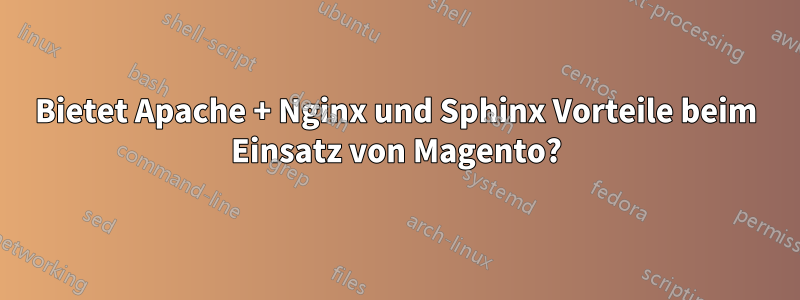 Bietet Apache + Nginx und Sphinx Vorteile beim Einsatz von Magento?