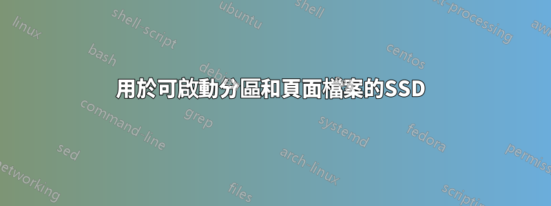 用於可啟動分區和頁面檔案的SSD 