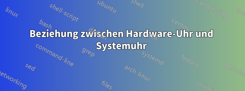 Beziehung zwischen Hardware-Uhr und Systemuhr