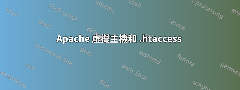 Apache 虛擬主機和 .htaccess