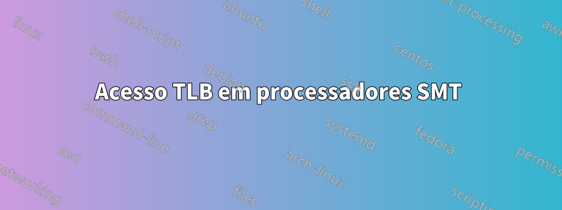 Acesso TLB em processadores SMT